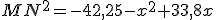 MN^2 = -42,25-x^2+33,8x